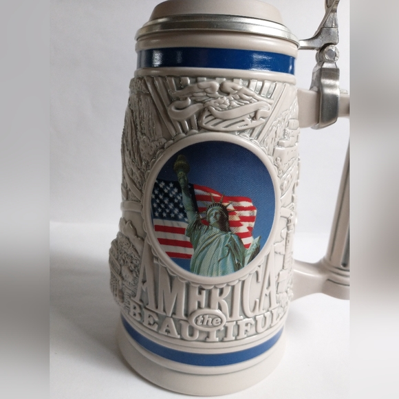 2002 America The Beautiful Collectable Stein w/ Original Box - Picture 10 of 12